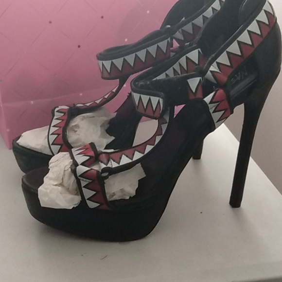 Nasty Gal Shoes - Nasty Gal Aztec Heels